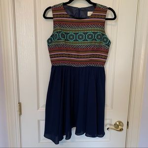 Anthropologie DRESS Nomad Morgan Carper Winona‎